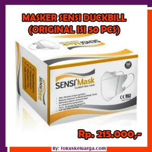 Masker Sensi Duckbill Premium 3 Ply 1 Box Isi 50