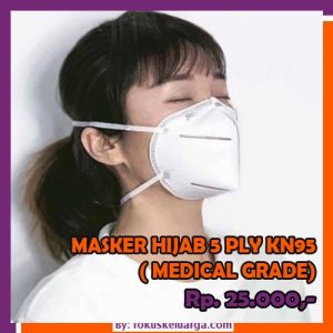 Masker Hijab Headloop 5Ply 5 Ply KN95 Grade Medical i-Care (4)