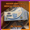 Masker SENSI 3 Ply 3ply Earloop Warna Biasa Hijau Isi 40