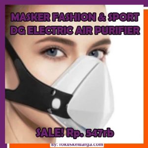 Masker Electric Dengan Air Purifier Filter Sporty Dan Fashionable