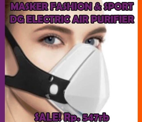 Masker Electric Dengan Air Purifier Filter Sporty Dan Fashionable