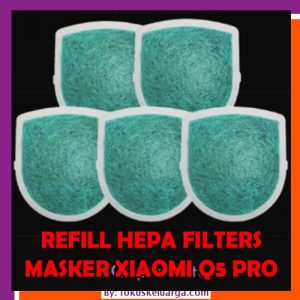 Refill Filter HEPA PM 2,5 Masker Elektrik Xiaomi Q5 Pro Dengan Personal Air Purifier