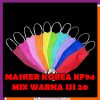 Masker 4ply 4 ply warna warni pelangi campur isi 20