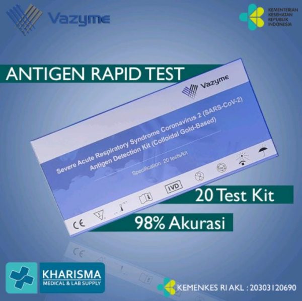 alat rapid test swab vazyme swab antigen test pack